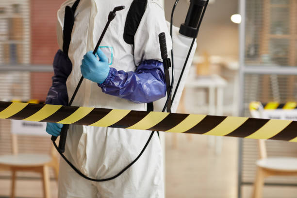 Professional Biohazard technician working in Crescent City, FL